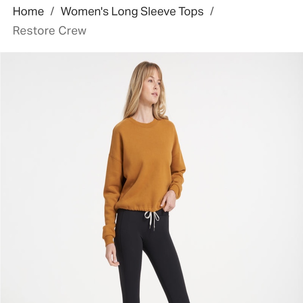 Vuori Restore Crew sweatshirt sz small EUC